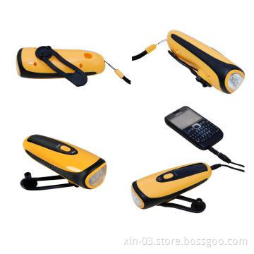 Energy saving torch&hand crank flashlight torch light&Mini torch light